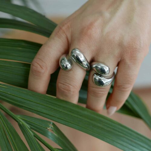 Ασημί δαχτυλίδι