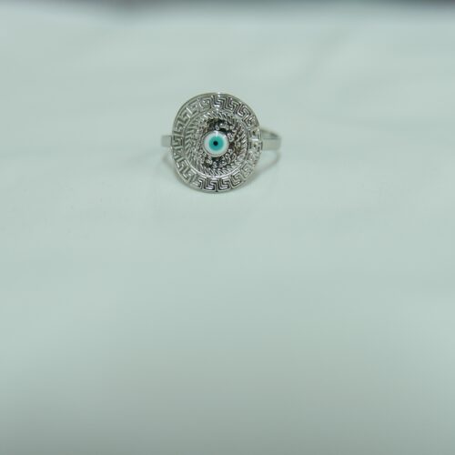 Δαχτυλίδι ματάκι ασημί