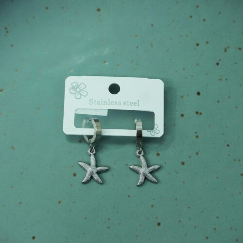 Σκουλαρίκια κρεμαστά αστερίες