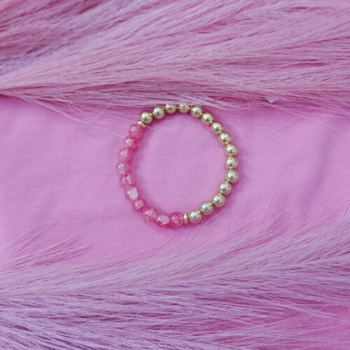 Roz χρυσό βραχιόλι